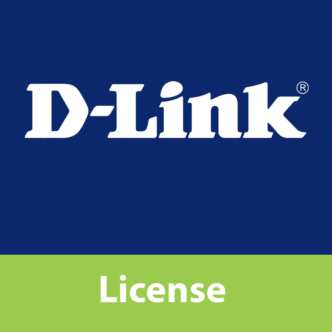 D-Link logo with the text 'D-LINK FOR BUSINESS' and a license indicator 'License' on the bottom right corner.