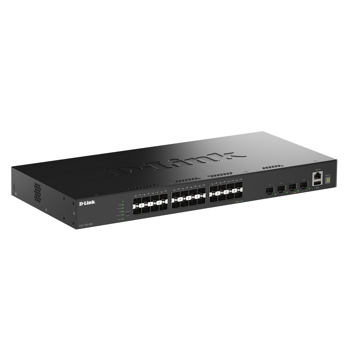 D-Link network switch on a white background