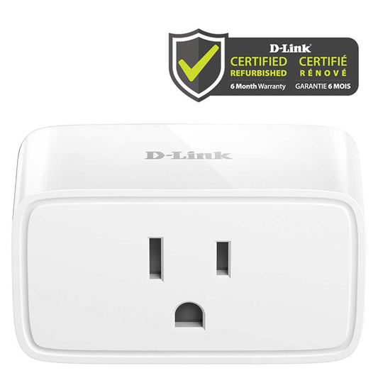 D-Link mydlink [Certified Refurbished] mydlink Mini Wi-Fi Smart Plug - DSP-W118/RE
