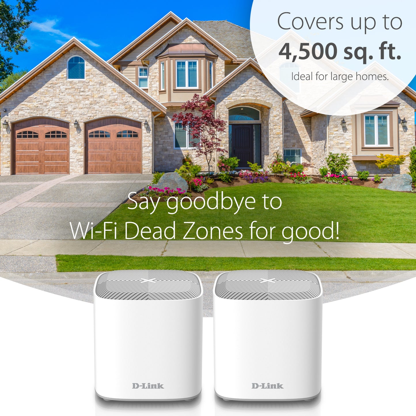 AX1800 Dual-Band Whole Home Mesh Wi-Fi 6 System - 2-pack - COVR-X1862