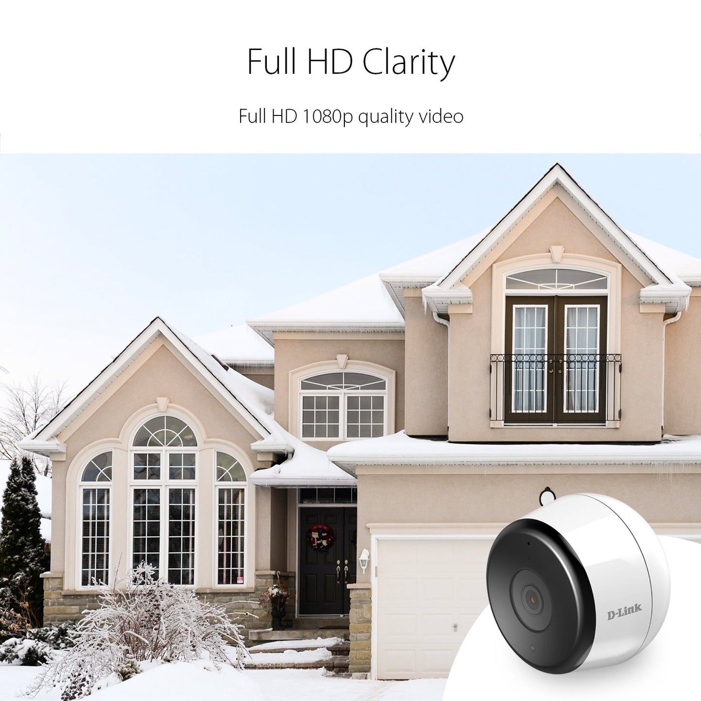 [Certified Refurbished] mydlink Full HD Outdoor Wi-Fi Camera - DCS-8600LH/RE