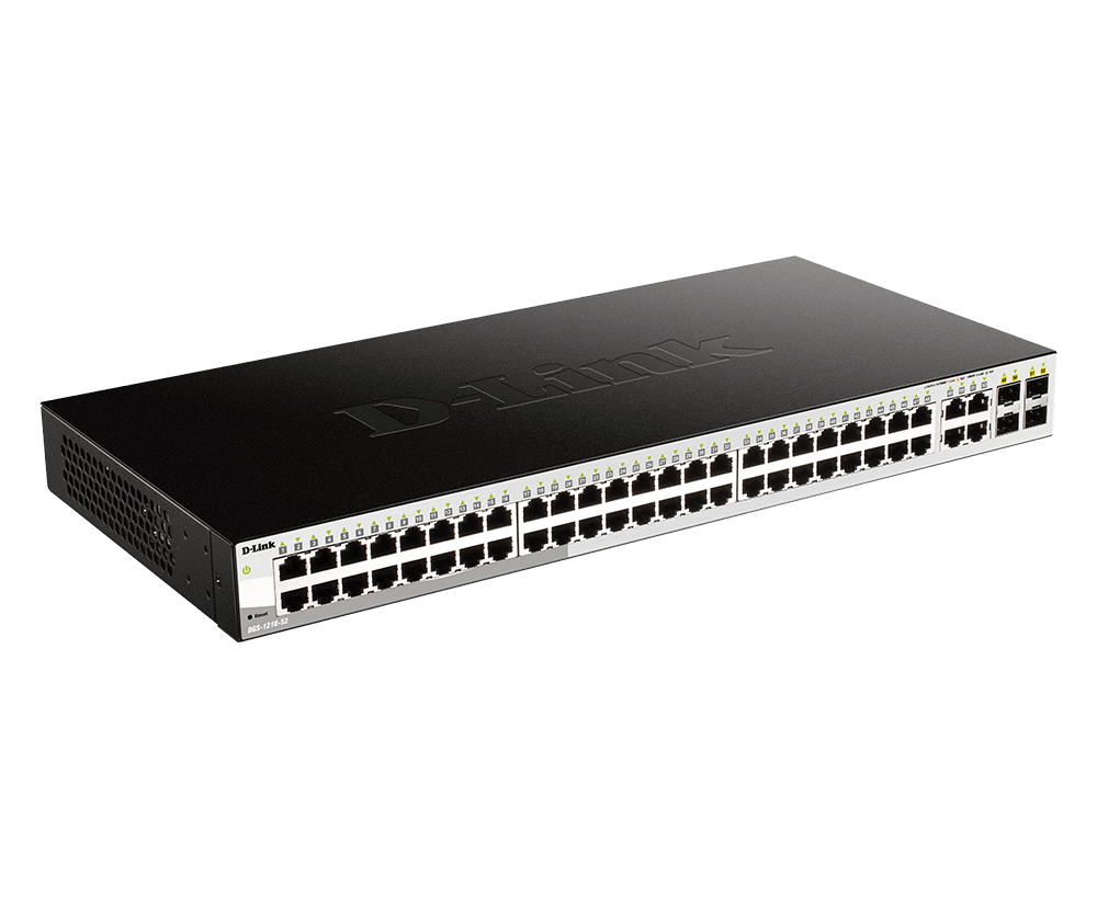 52-Port Gigabit Smart Managed Switch - DGS-1210-52