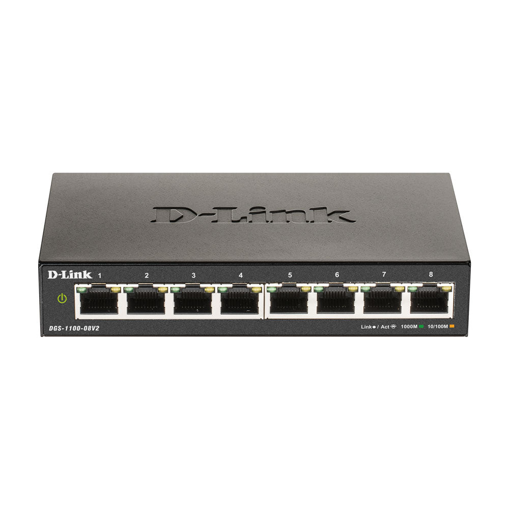 8-Port Gigabit Smart Managed Switch - DGS-1100-08V2