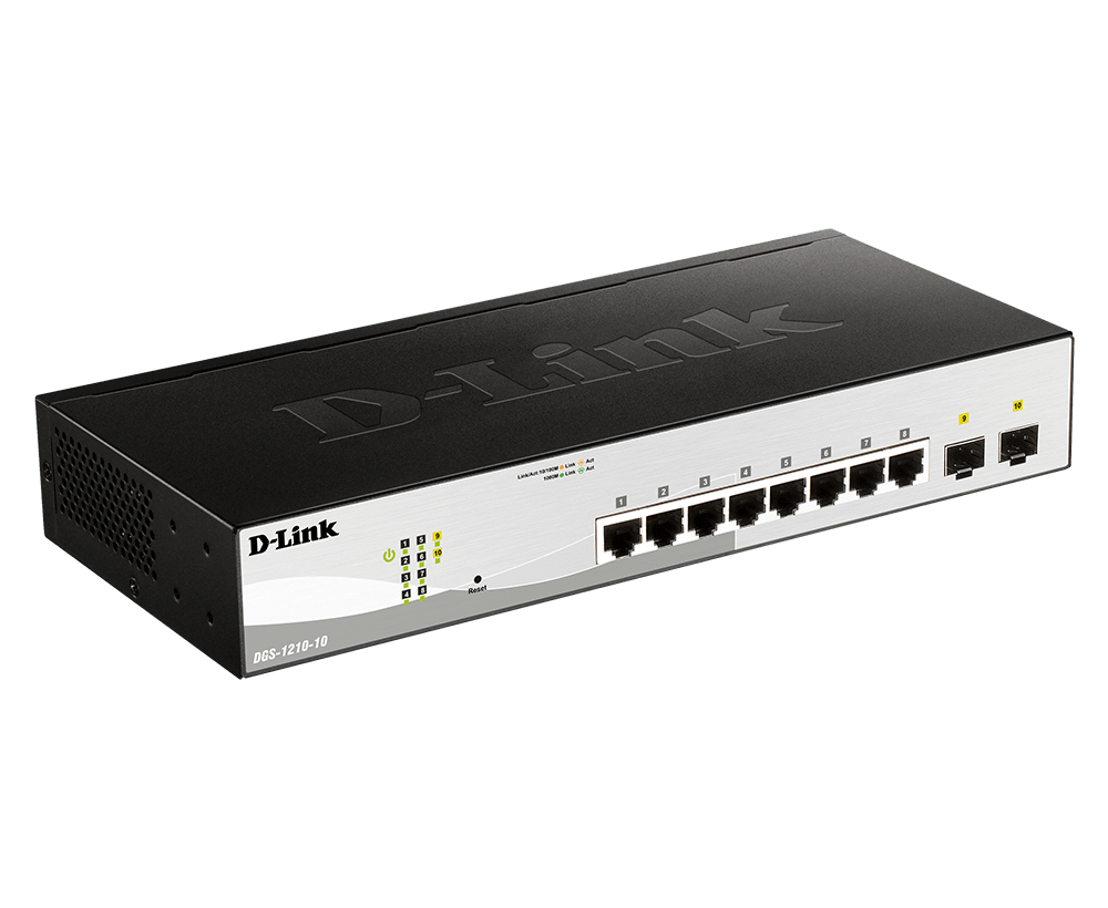 Commutateur Gigabit Smart géré sur le Web à 10 ports - DGS-1210-10