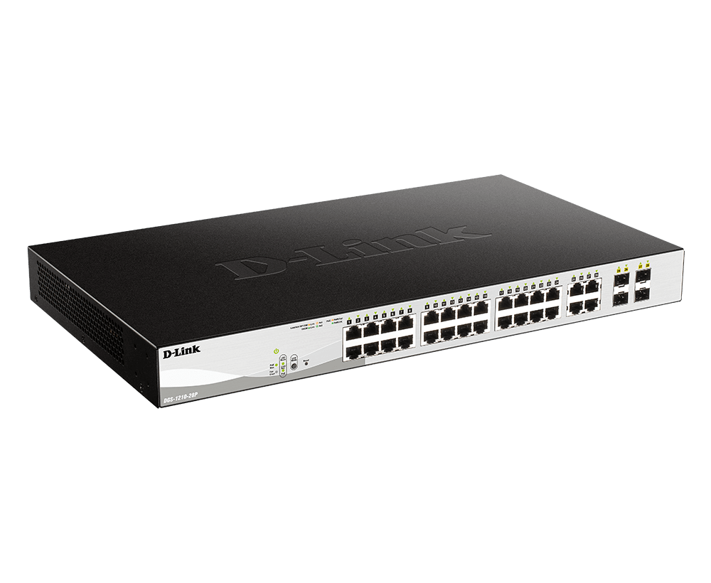 Commutateur intelligent PoE géré de 28 ports Gigabit - DGS-1210-28P