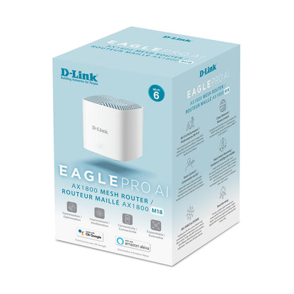 D-Link EAGLE PRO AI AX1800 WiFi 6 Router - M18
