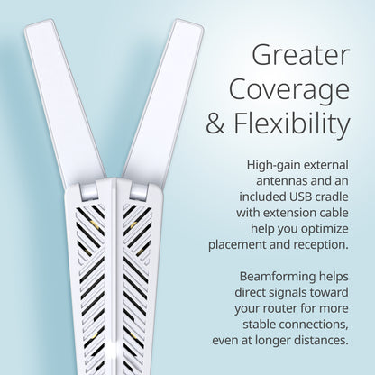 D-Link BE6500 Tri-Band Wi-Fi 7 Wireless USB 3.0 Adapter (AE65U) for Desktop or Laptop PC