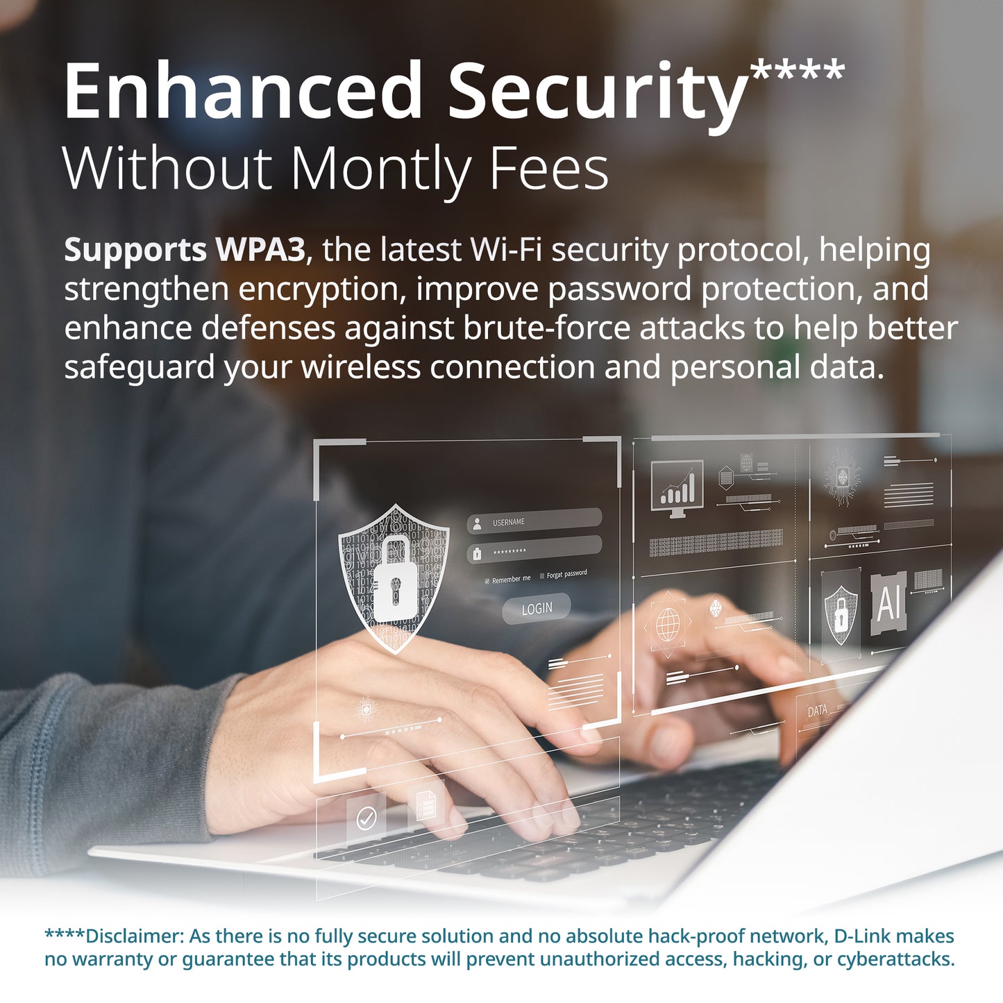 D-Link BE6500 Tri-Band Wi-Fi 7 Wireless USB 3.0 Adapter (AE65U) for Desktop or Laptop PC