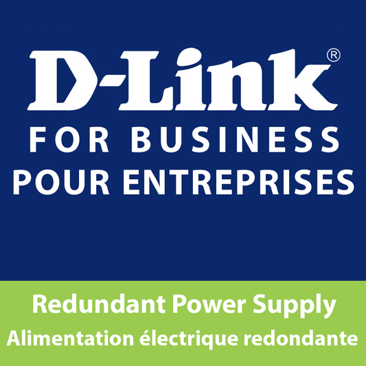 AC (DPS-PWR740AC) hot-swappable internal redundant power supplies for the D-Link DMS-3130-30PS Switch.