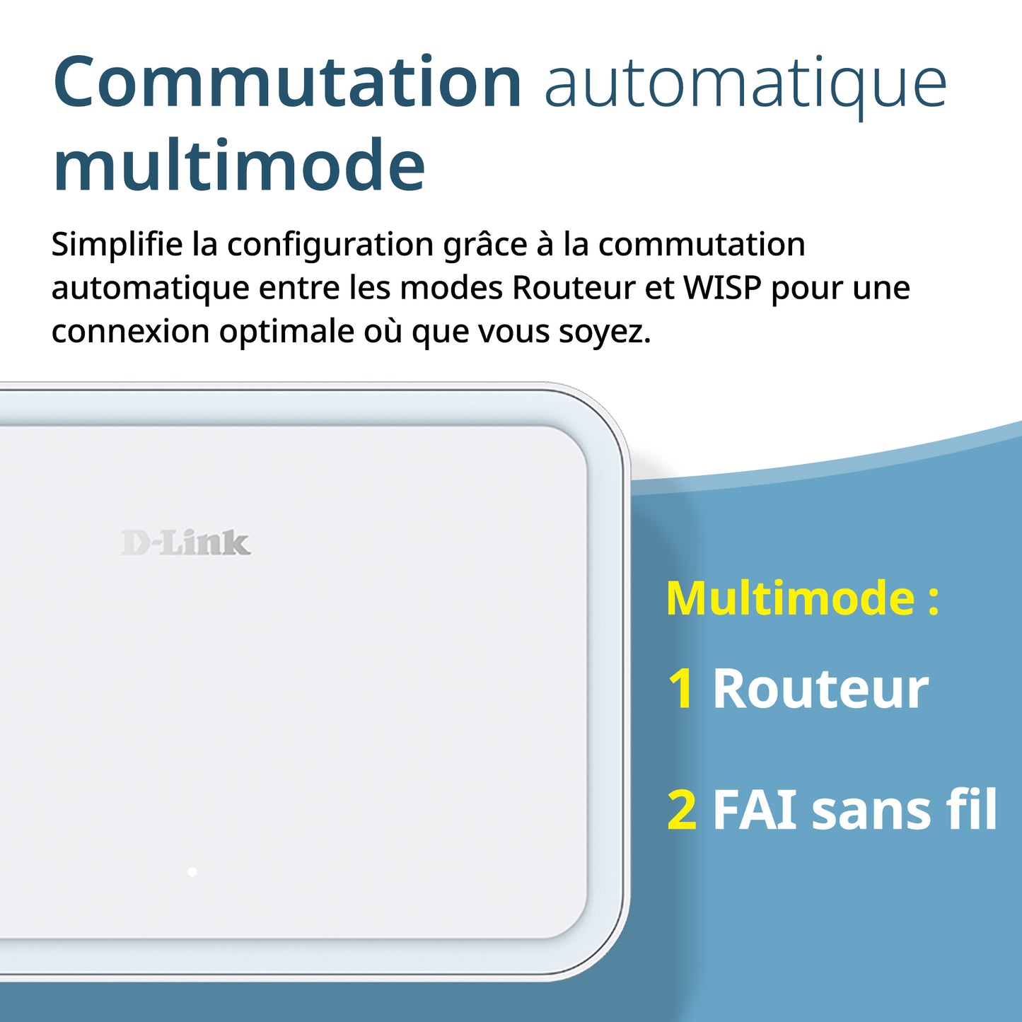 Routeur de voyage VPN portable D-Link AX3000 Wi-Fi 6 (DBR-330), Multi-WAN, sécurité de calibre professionnel, VPN, pare-feu SPI, partage de fichiers, point d’accès WiFi compact pour partage de WiFi public, travail à distance, VR et hôtel.