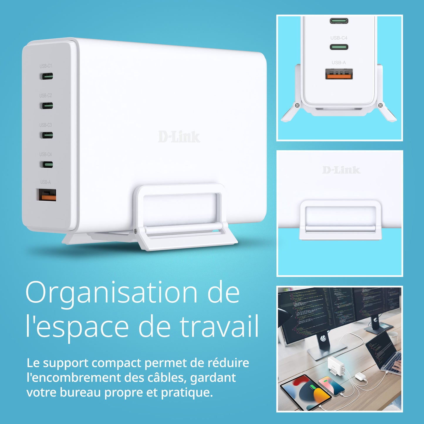 240W Desktop GaN Charger - DCF-241