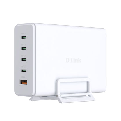 The D-Link DCF-241 240W GaN desktop charger is designed to power up to five devices at once
