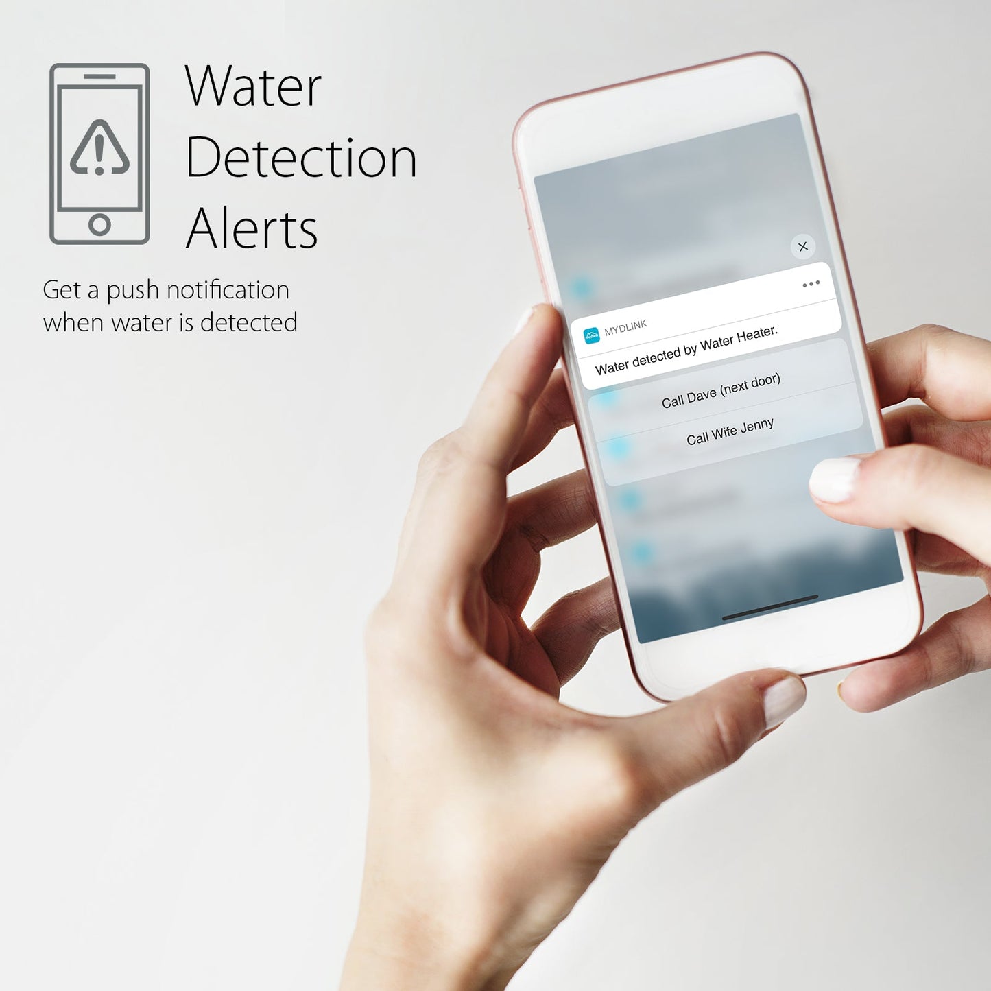 [Certified Refurbished] Whole Home Smart Wi-Fi Water Leak Sensor Starter Kit - DCH-S1621KT/RE