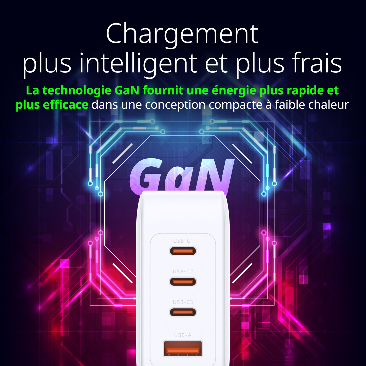 100W Multi-Port GaN Charger - DCP-101