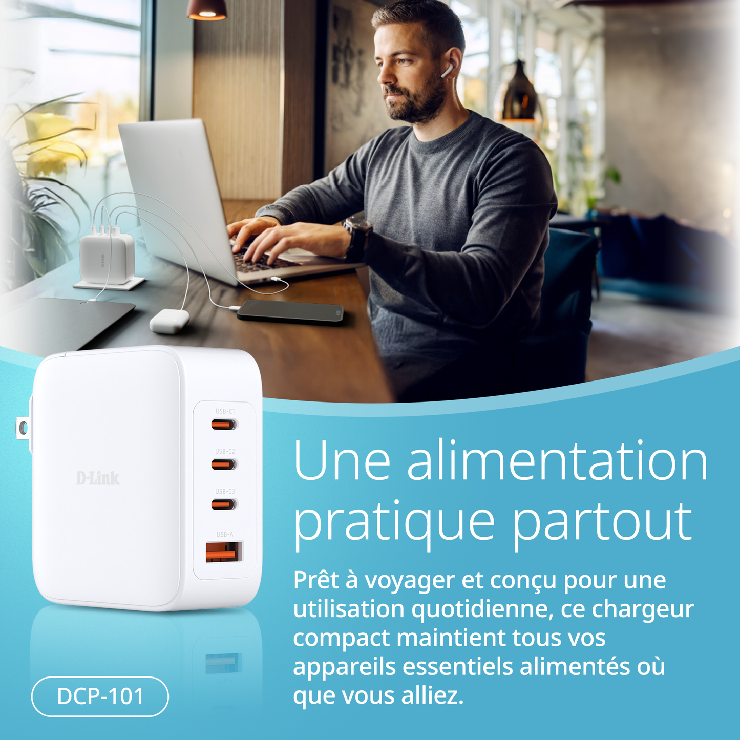 100W Multi-Port GaN Charger - DCP-101