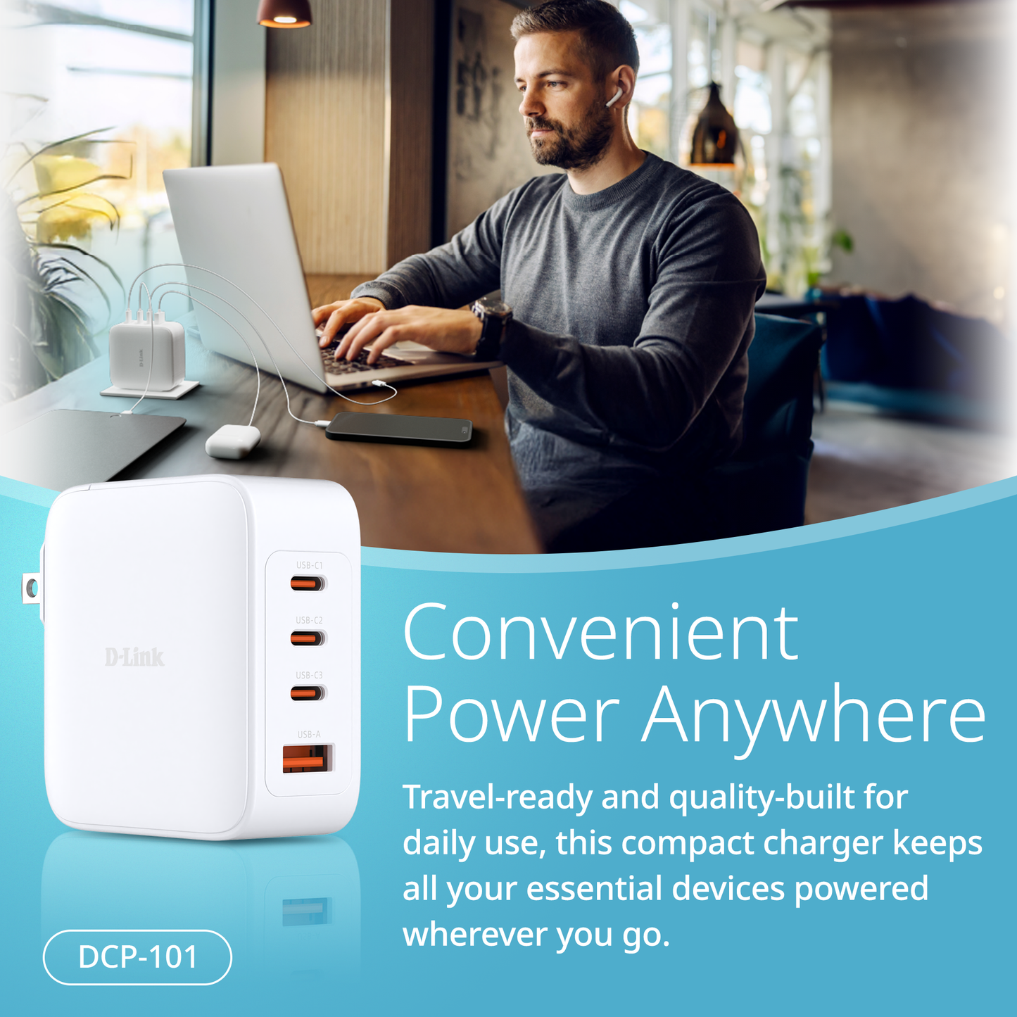 100W Multi-Port GaN Charger - DCP-101