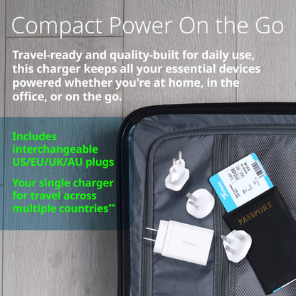 65W Multi-Port GaN Charger - DCP-651