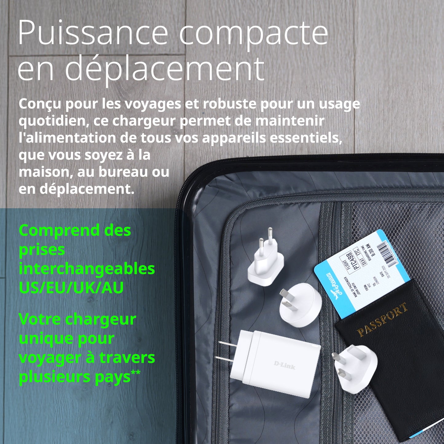 65W Multi-Port GaN Charger - DCP-651