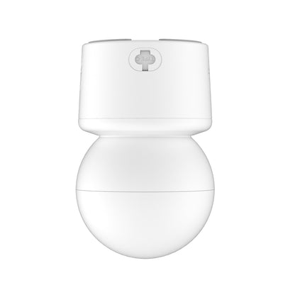 A white D-Link smart home security camera DCS-6530 with a spherical bottom and a cylindrical top section, shown against a solid white background.