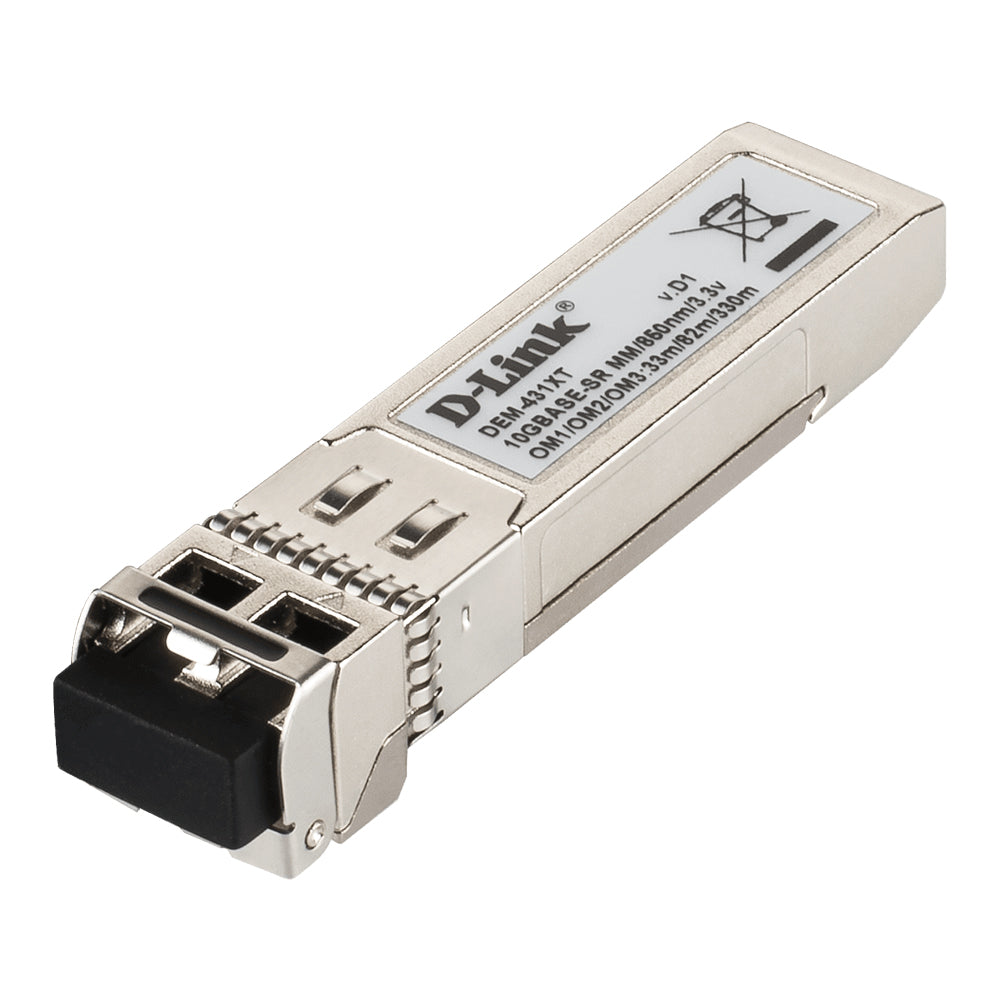 D-Link 10GBASE-SR SFP+ Multi-Mode Transceiver (300m) - DEM-431XT