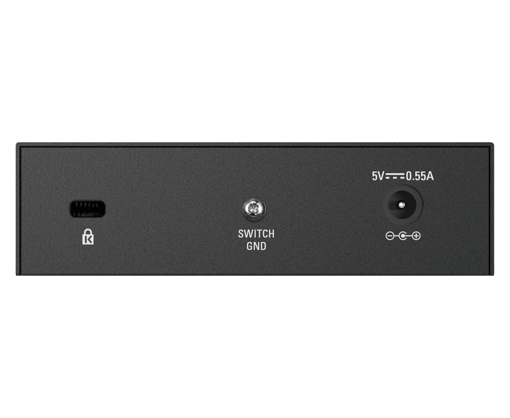 5-Port 10/100 Unmanaged Metal Desktop Switch - DES-105