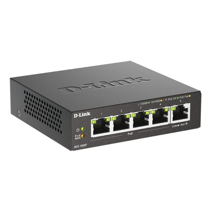 Commutateur Gigabit PoE+ de bureau 5 ports - DGS-1005P