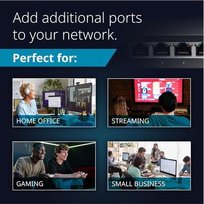 Commutateur Gigabit PoE+ de bureau 5 ports - DGS-1005P