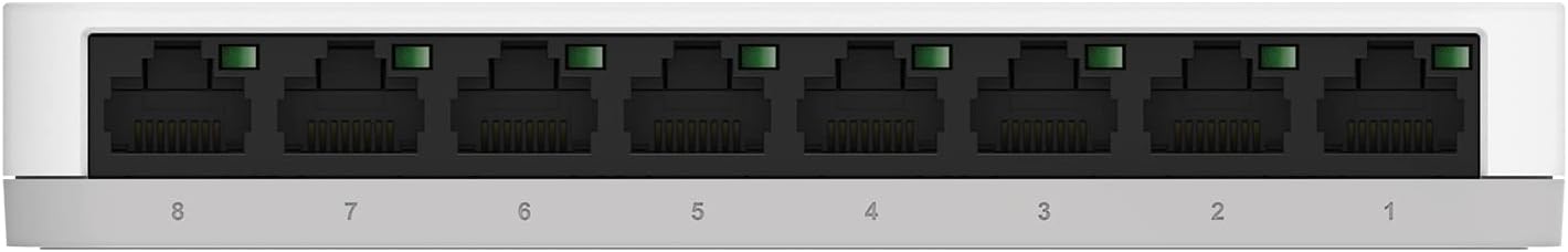 Switch de bureau facile Gigabit 8 ports D-Link - DGS-1008A 
