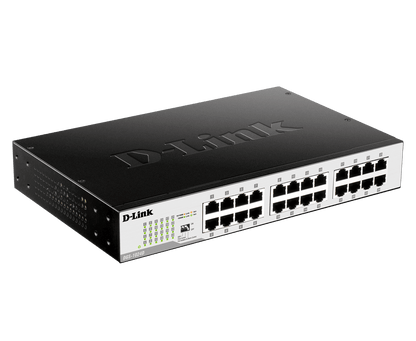 [Certified Refurbished] 24-Port Gigabit Unmanaged Switch - DGS-1024D/RE