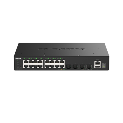 D-Link DGS-1530-20 network switch on a white background
