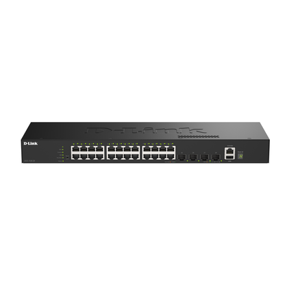 D-Link DGS-1530-28 network switch on a white background
