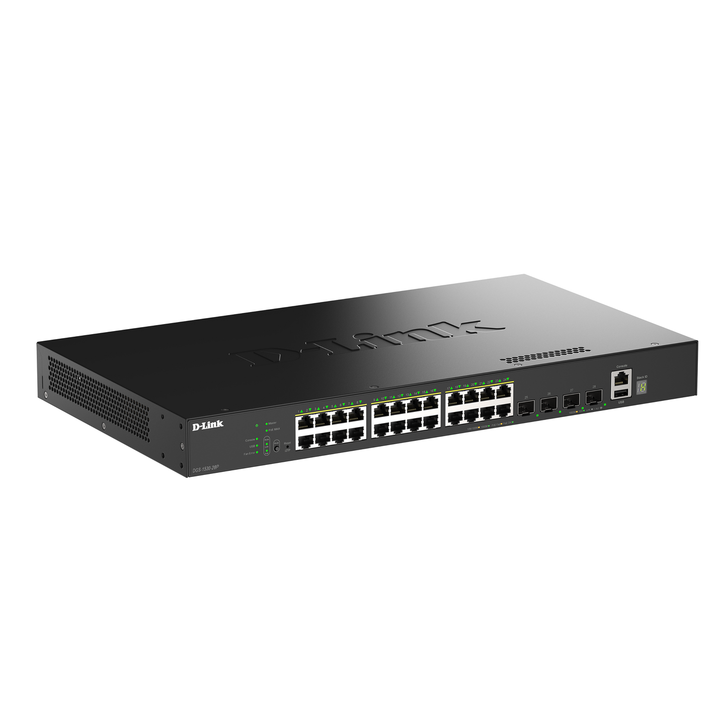 D-Link network switch on a white background