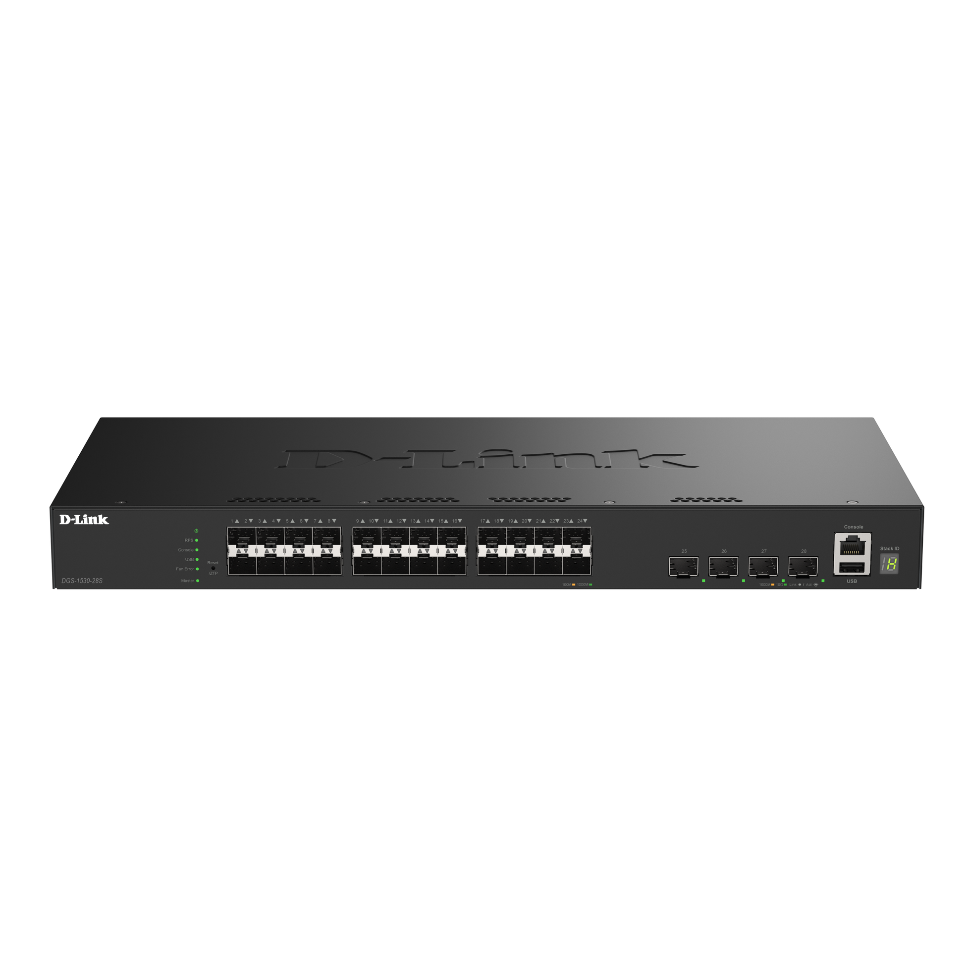 D-Link network switch on a white background