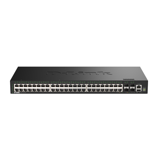 D-Link DGS-1530-52 network switch on a white background