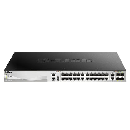 D-Link 30-Port Lite Layer 3 Stackable Managed Gigabit Switch - DGS-3130-30TS