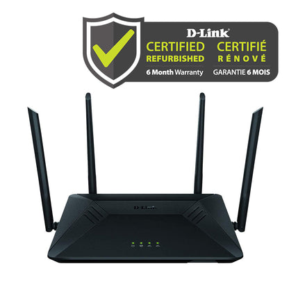 D-Link [Certified Refurbished] D-Link AC1750 High-Power Wi-Fi Gigabit Router - DIR-867/RE