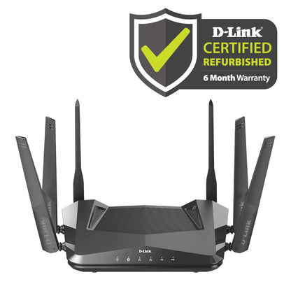 D-Link [Certified Refurbished] EXO AX AX4800 Mesh Wi-Fi 6 Router - DIR-X4860/RE