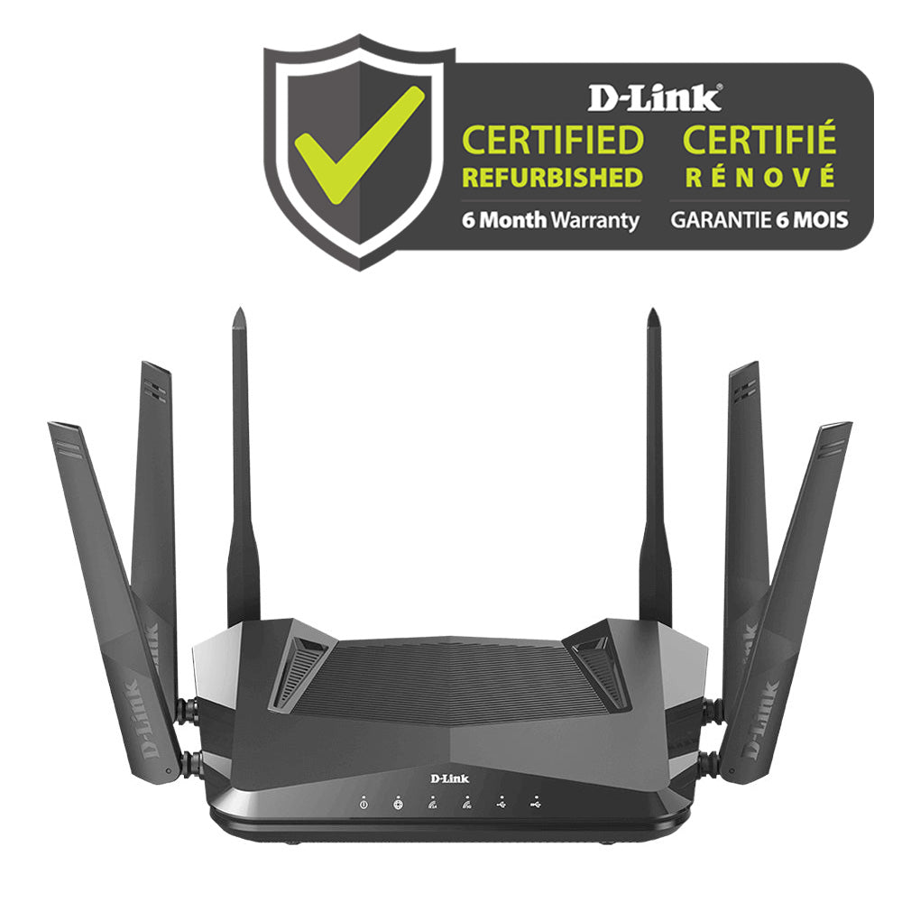 D-Link [Certified Refurbished] EXO AX AX4800 Mesh Wi-Fi 6 Router - DIR-X4860/RE