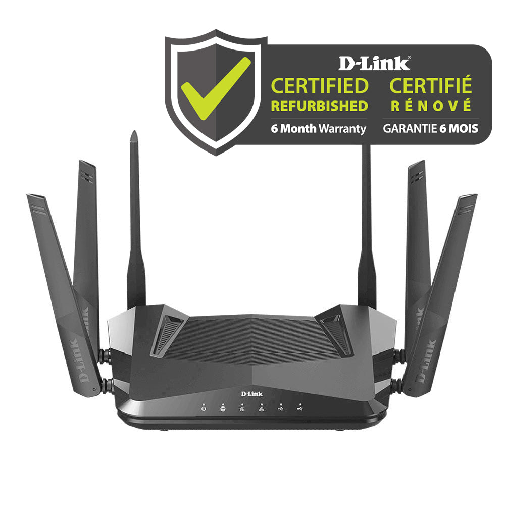 D-Link [Certified Refurbished] EXO AX AX5400 Mesh Wi-Fi 6 Router - DIR-X5460/RE