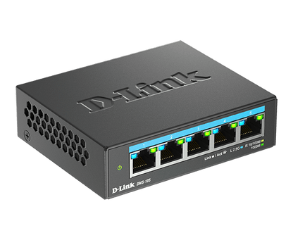 Commutateur non géré multi-Gigabit 5 ports D-Link - DMS-105 