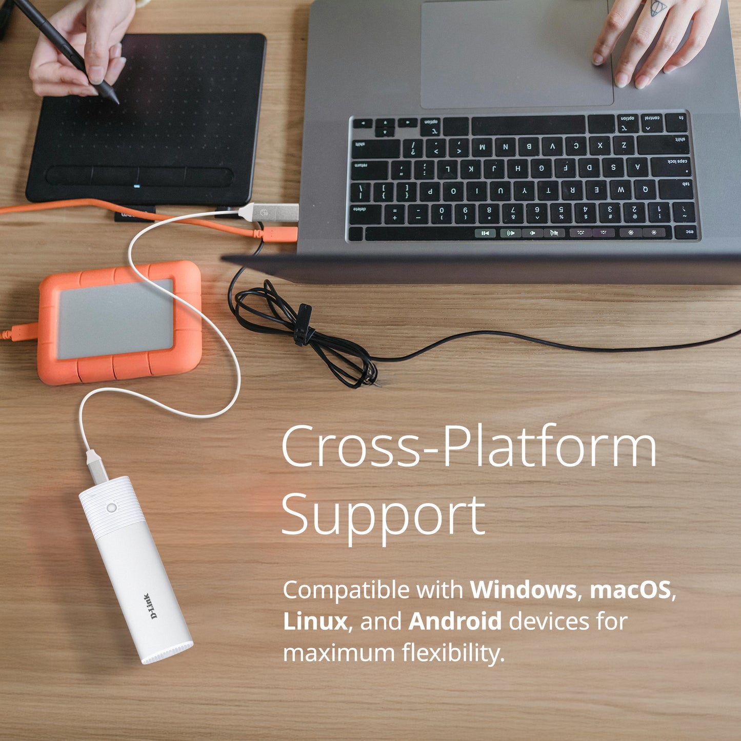 Boîtier SSD USB-C M.2 NVMe/NGFF - DSP-111