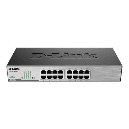 D-Link 16-Port Fast Ethernet Unmanaged Switch - DSS-16+