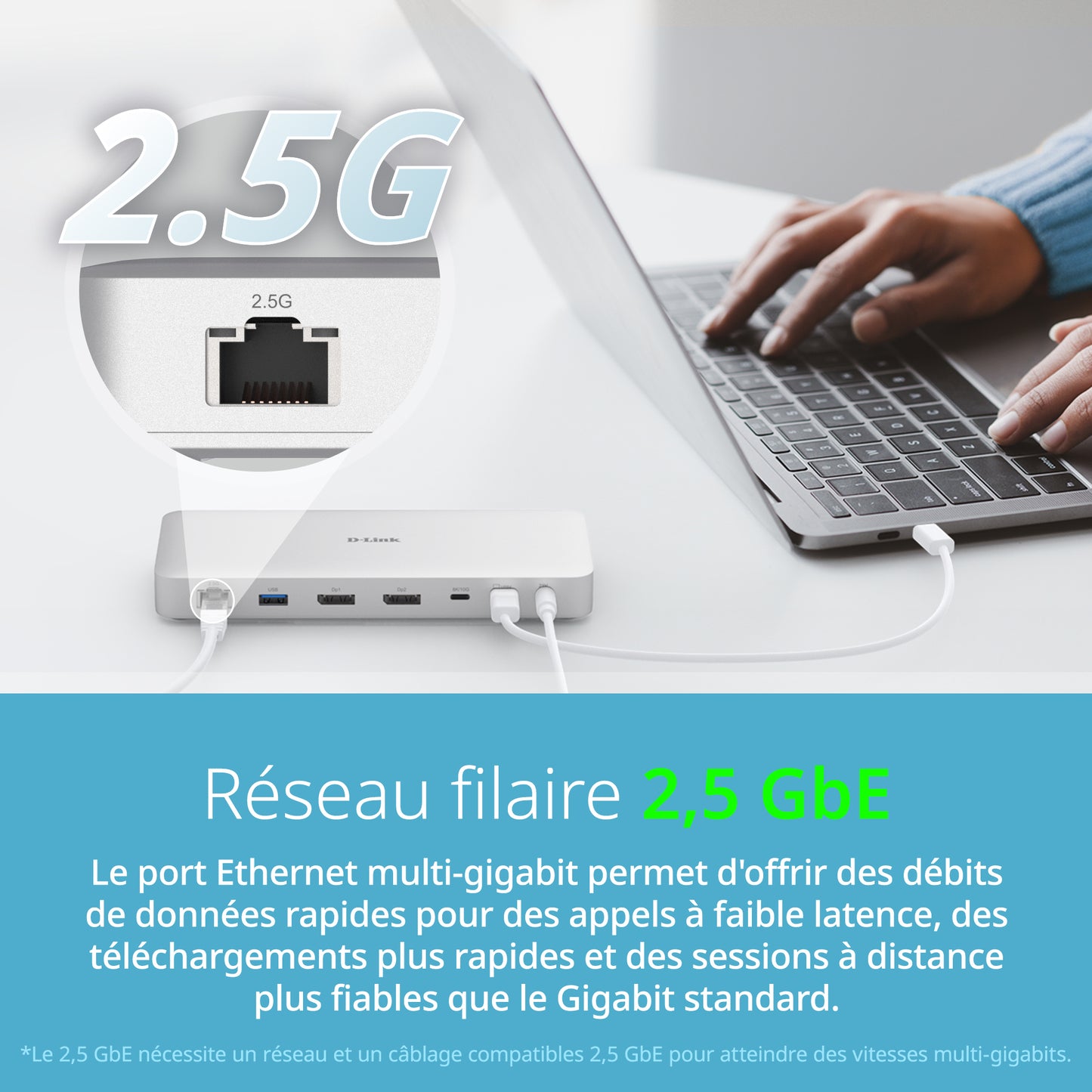 Station d'accueil USB 4 9 en 1 avec deux ports d'affichage 8K - DUF-901