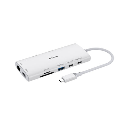 D-Link USB hub with multiple ports on a white background