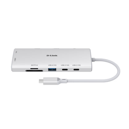 D-Link USB hub with multiple ports on a white background