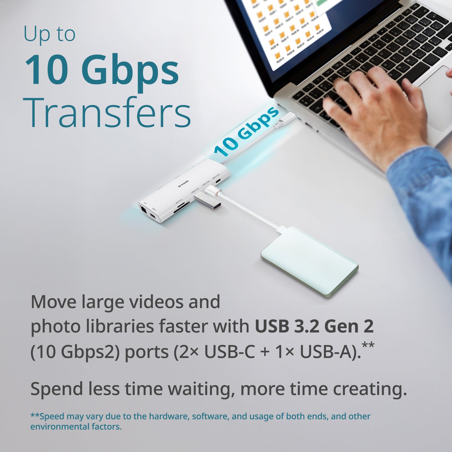 Hub USB-C 10 en 1 - DUP-A01