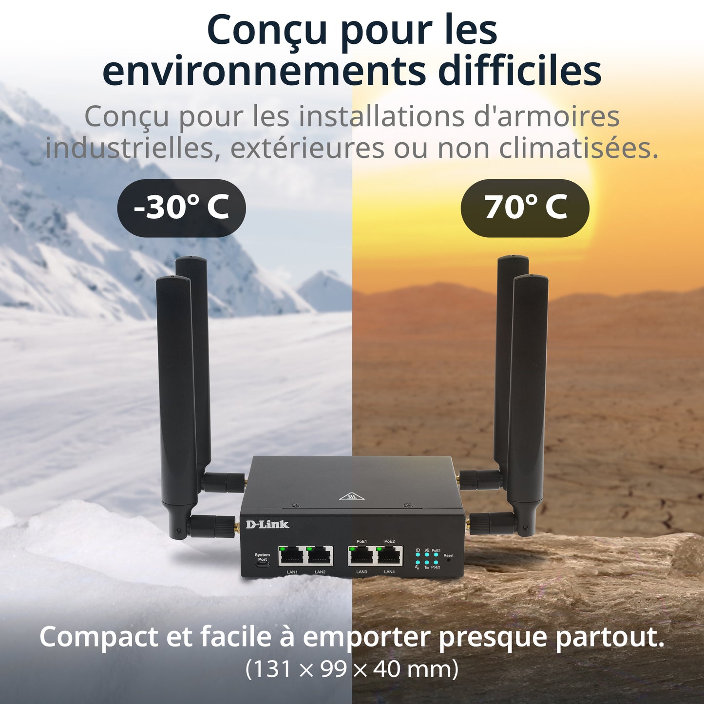 5G PoE Rugged Modem/Gateway - DWM-314-GP