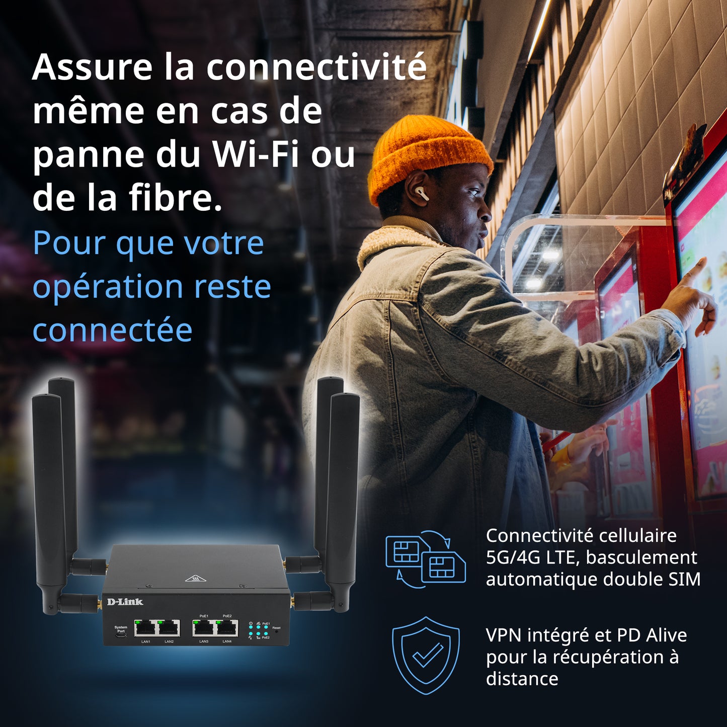 5G PoE Rugged Modem/Gateway - DWM-314-GP