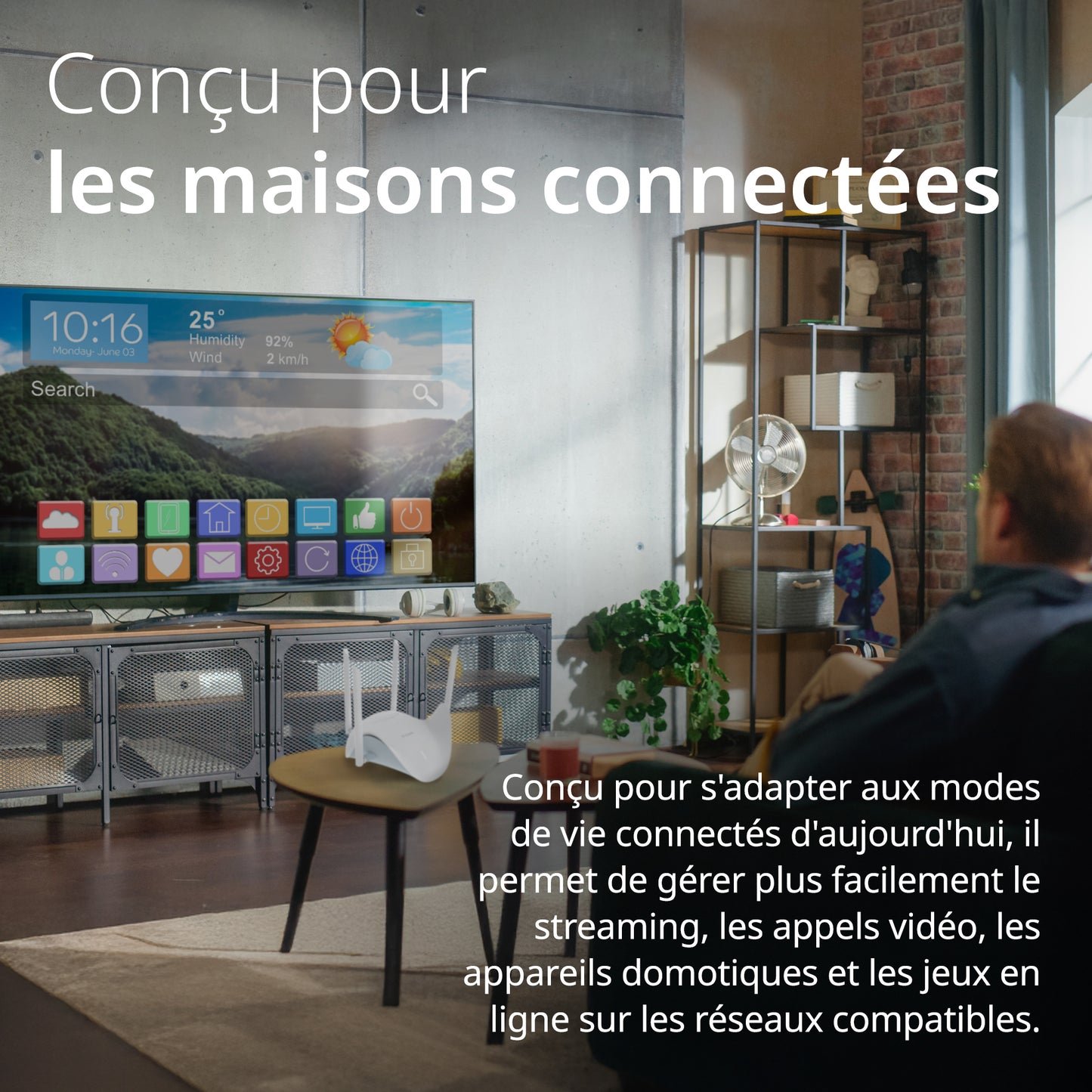 Routeur intelligent Wi-Fi 7 double bande D-Link BE3600 - 36 R