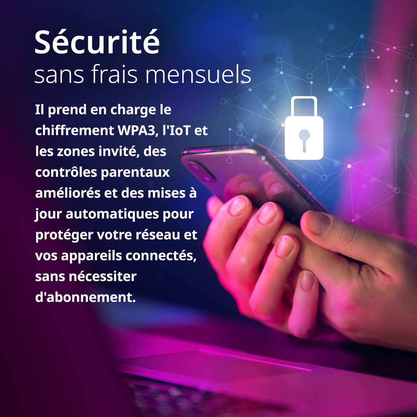Routeur intelligent Wi-Fi 7 double bande D-Link BE3600 - 36 R
